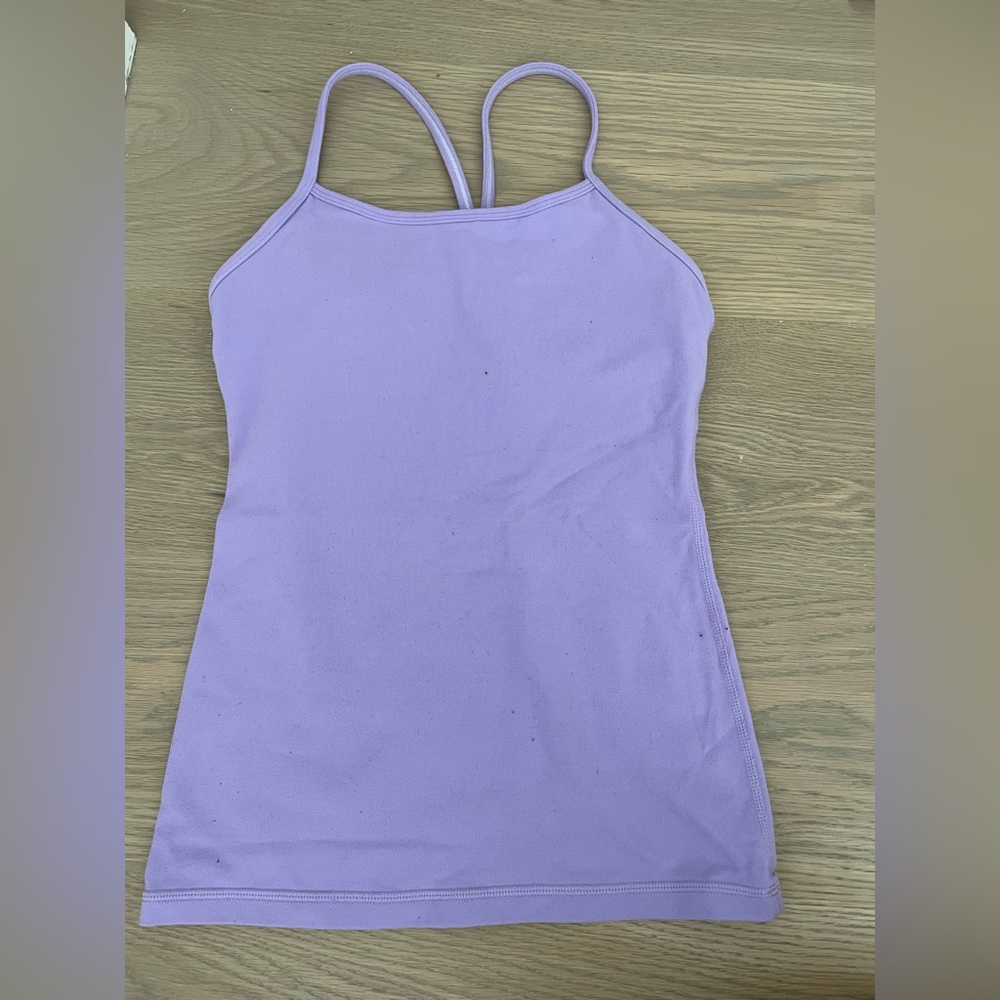 Purple Lululemon Flow Y tank - size 4